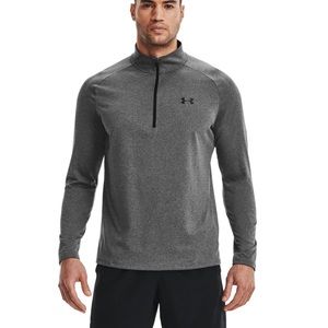 'Under Armour' Men's Tech 2.0 1/2 Zip - Carbon Heather